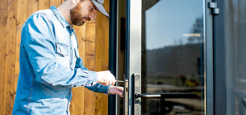 Frameless Glass Storefront Door Locks Replacement in Villa Park, CA